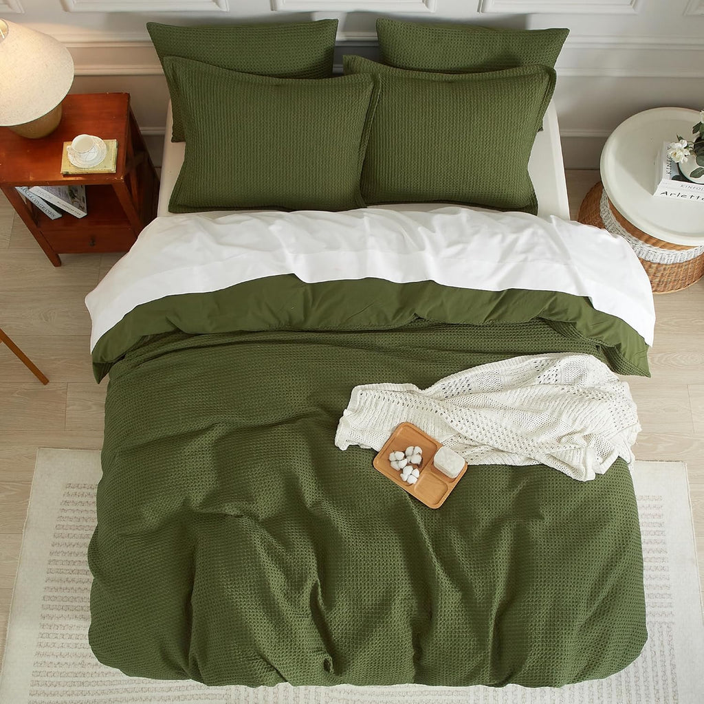 Edredón de Edredón de Ropa de Cama, Edredón Acolchado con Pestañas de Esquina, Edredones Alternativos Cosidos en Caja Tamaño Queen (Blanco)